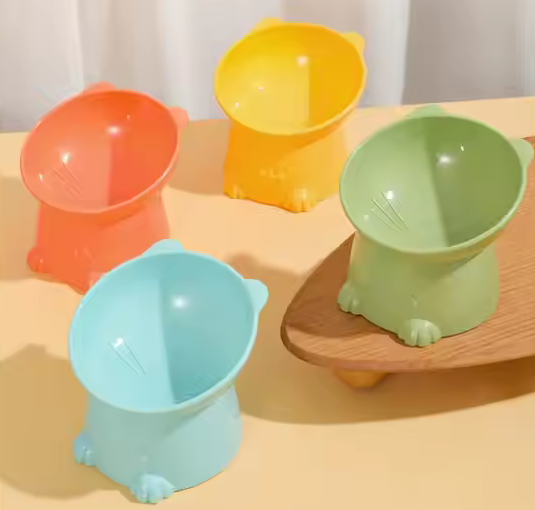 Ergonomiska Kattmatsskålar med Snedställning