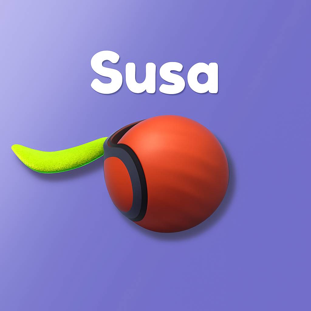 Susa™ - Automatisk leksak som rullar av sig själv och aktiverar din katt med smarta funktioner.
