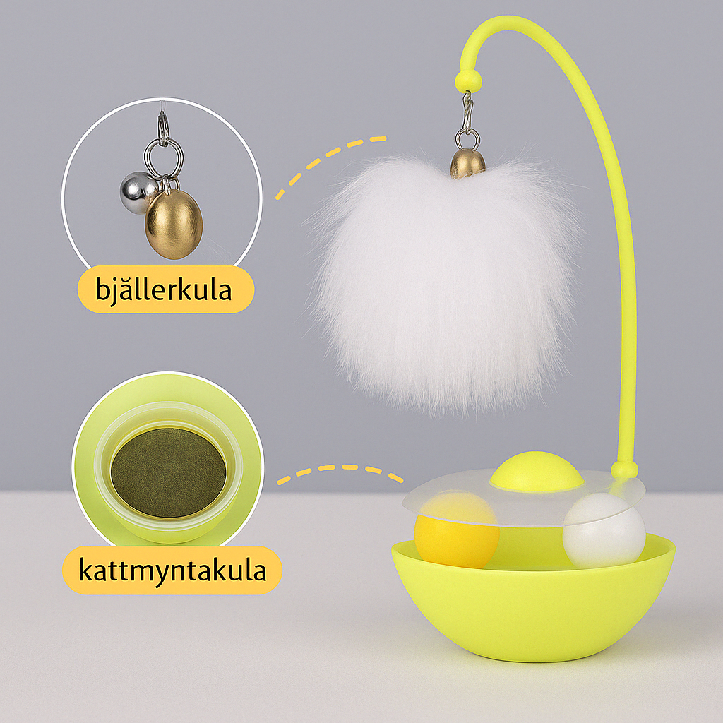 SnurrFjädern – Den Roliga & Hållbara Kattleksaken